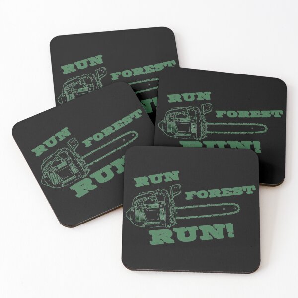 Item preview, Run Forest Run Lumberjack Chainsaw Joke designed and sold by zareworks.