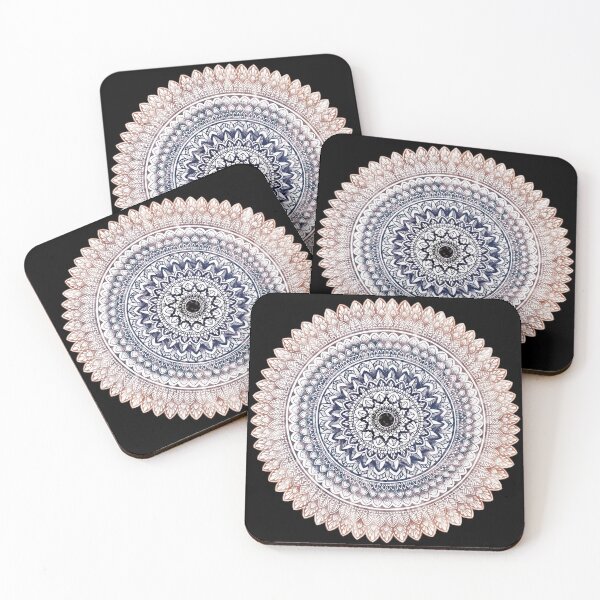 Item preview, Blue mandala scrub designed and sold by Mandala & More.