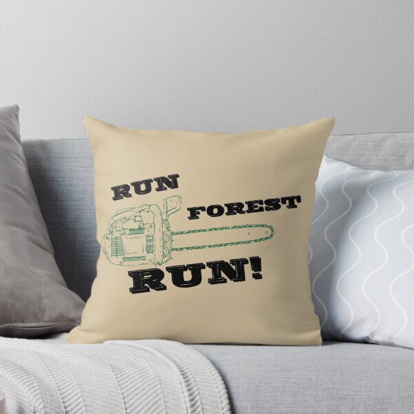 Item preview, Run Forest Run Lumberjack Chainsaw Joke designed and sold by zareworks.