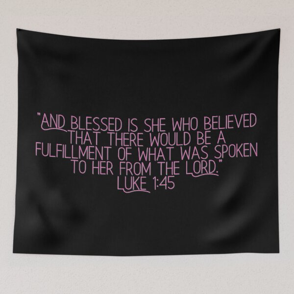 Item preview, Bible Verse Luke 1:45 designed and sold by Prayingwarrior.