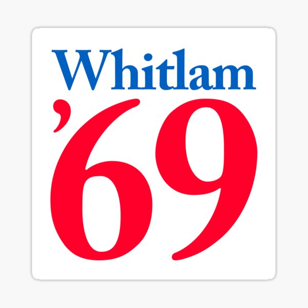 Aperçu de l'œuvre Whitlam 69-1969 Chemise de campagne électorale australienne créée et vendue par flashman.