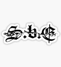 SBE - SadBoysEntertainment Logo (TRANSPARENT) Sticker