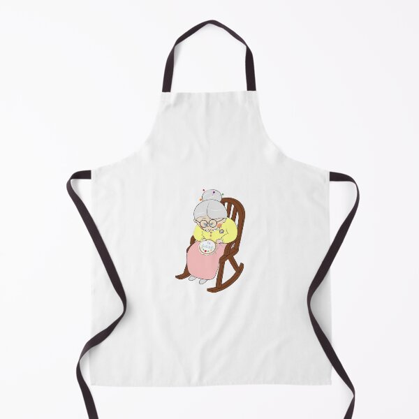 Item preview, grandma the embroiderer - ta gueule (shut up) designed and sold by la-petite-cigue.