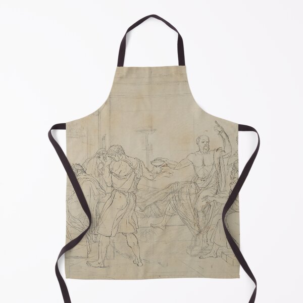 Item preview, Death of Socrates Drawing designed and sold by ClassicalGreece.