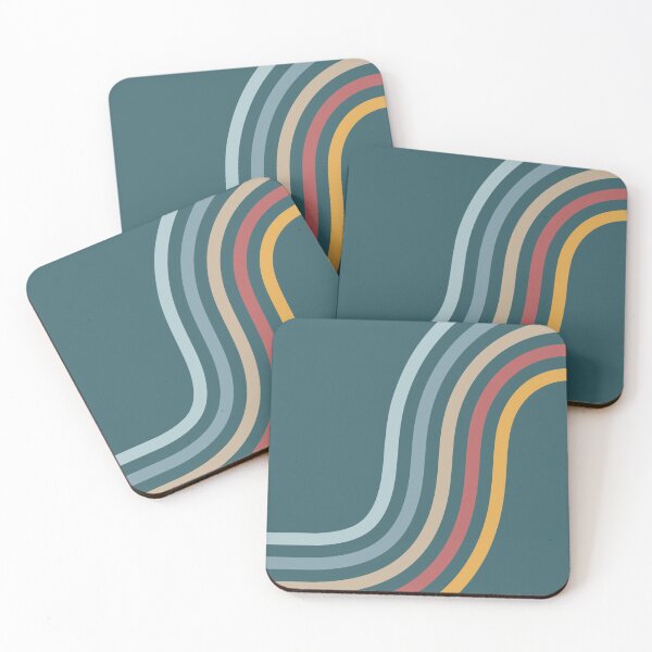 Item preview, Retro Rainbow Wave designed and sold by lents.