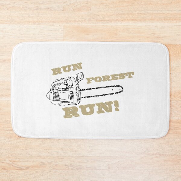 Item preview, Run Forest Run Lumberjack Chainsaw Joke designed and sold by zareworks.