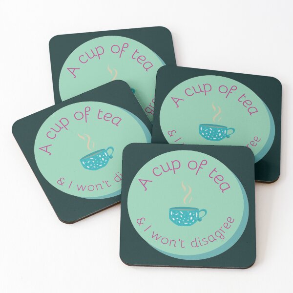 Item preview, A cup of tea and I will not disagree designed and sold by GoodVibesOcean.
