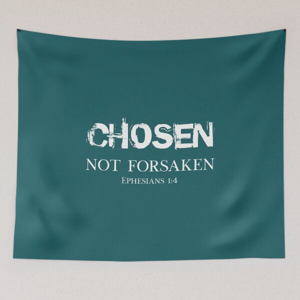 Item preview, Christian Design - Chosen not Forsaken - Eroded Font designed and sold by simplydesignart.
