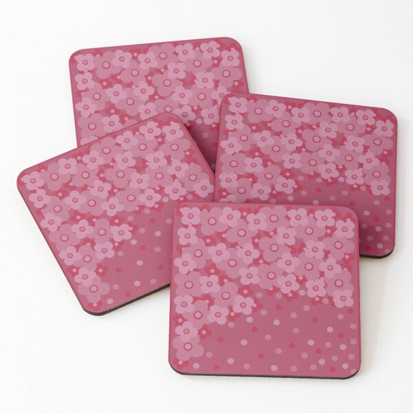 Item preview, pink flower pattern designed and sold by Shayna Glickman.