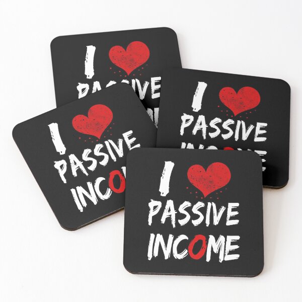 Item preview, I love heart passive income shirts gifts and products designed and sold by glitchman2.