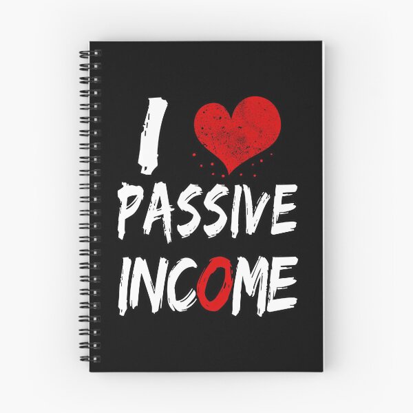 Item preview, I love heart passive income shirts gifts and products designed and sold by glitchman2.