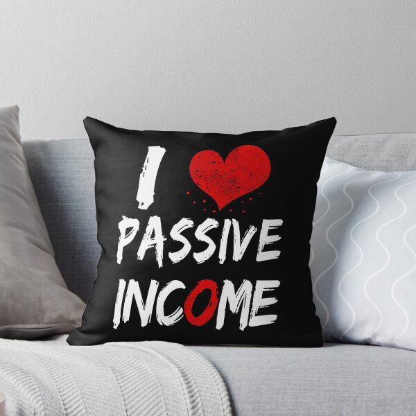 Item preview, I love heart passive income shirts gifts and products designed and sold by glitchman2.