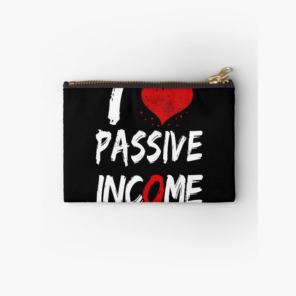 Item preview, I love heart passive income shirts gifts and products designed and sold by glitchman2.