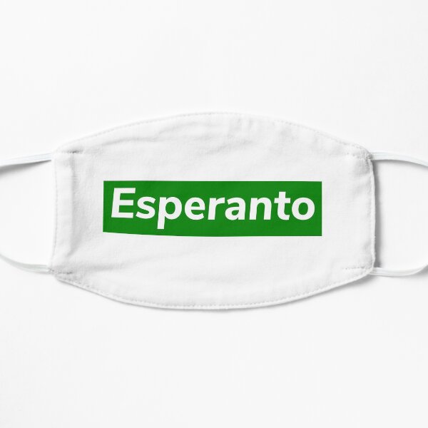 Supera lingvo Flat Mask