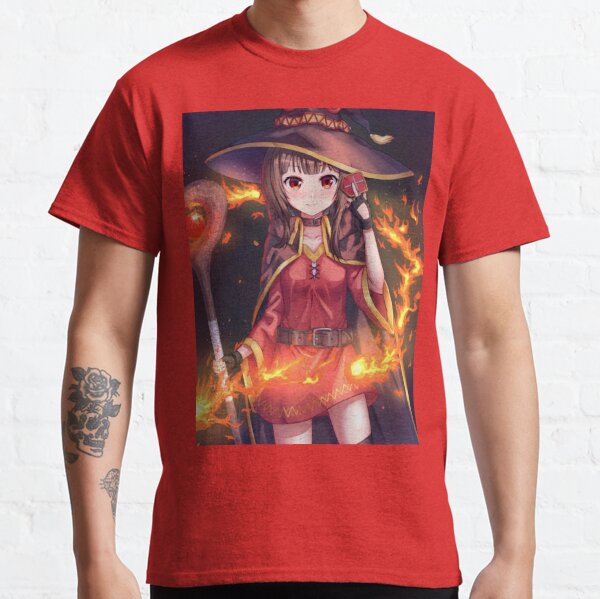 Best Magic Anime T Shirts Redbubble - megumin shirt roblox
