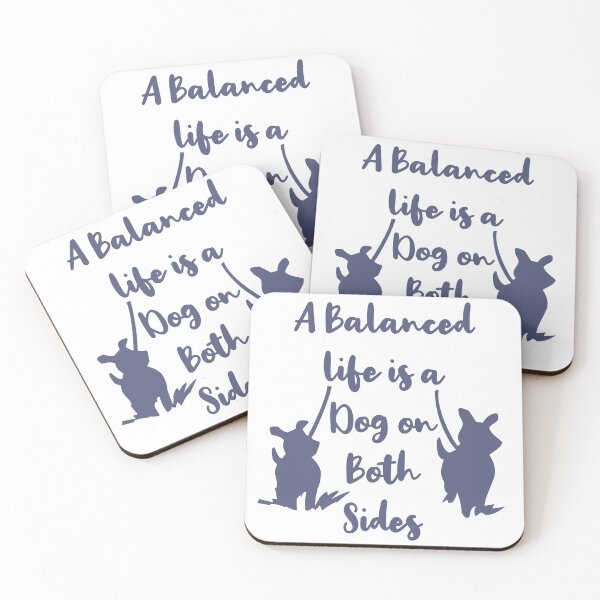 Item preview, Balanced life dog owner quote designed and sold by LynHebb.
