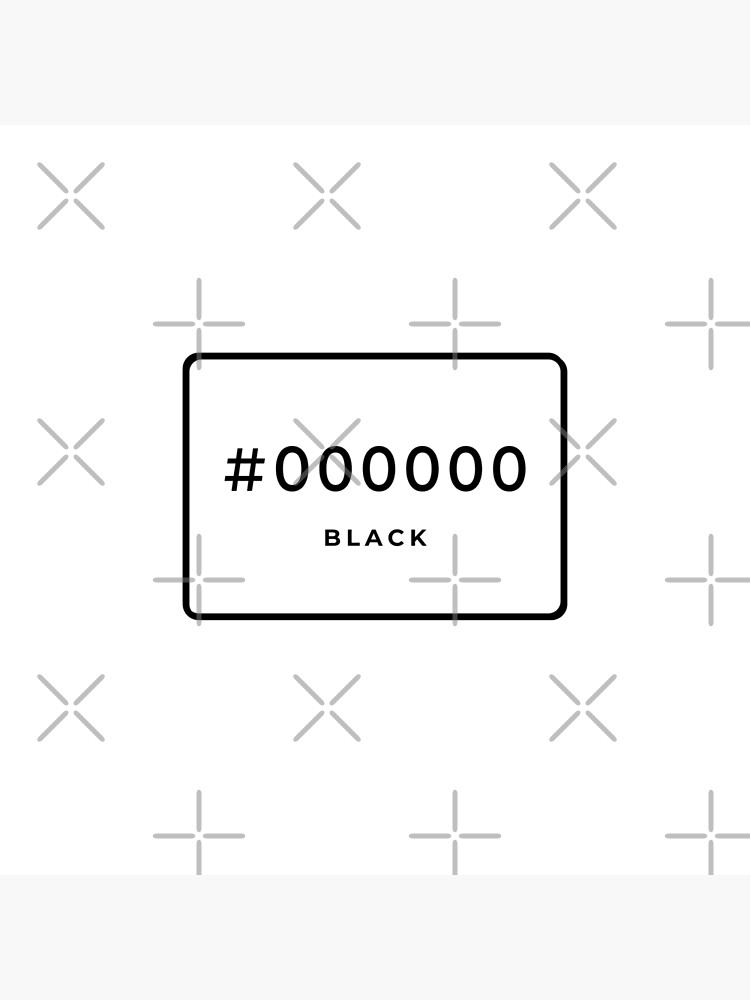 black-hex-code-color-000000-poster-by-minimalsketches-redbubble