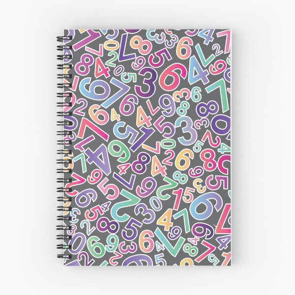 Item preview, Seamless background with colored numbers on black designed and sold by mashmosh.