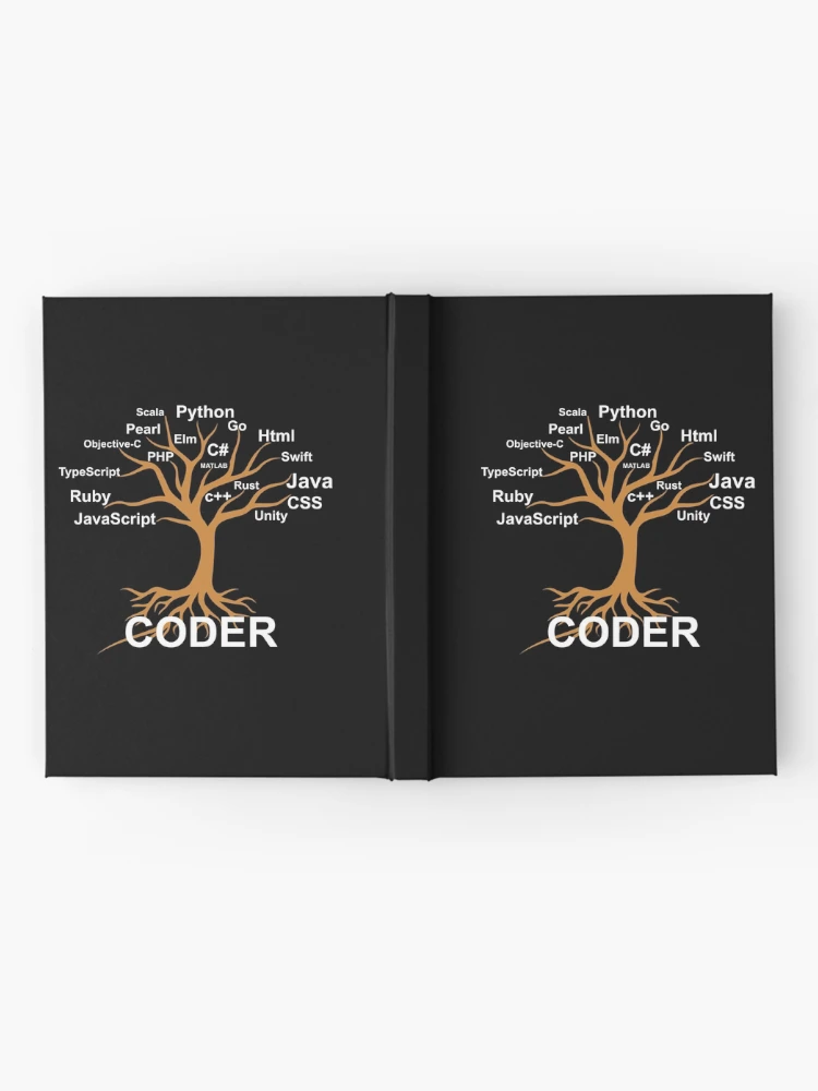 Thumbnail 2 of 3, Journal, Coder / Programmer Tree designed and sold by clubtee.