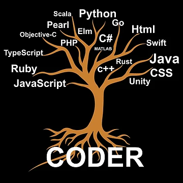 Artwork thumbnail, Coder / Programmer Tree by clubtee