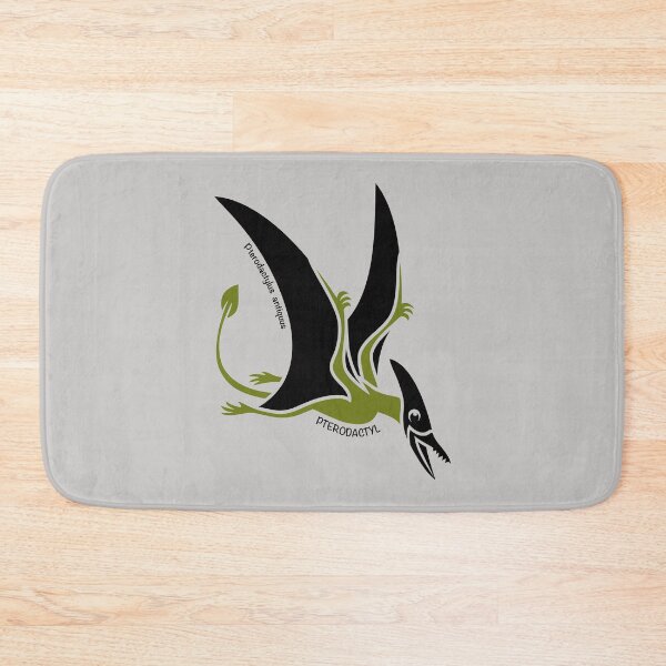 Item preview, Pterodactyl Dinosaur Green Silhouette with Name Artwork designed and sold by BOLD-Australia.