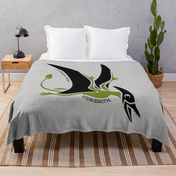 Item preview, Pterodactyl Dinosaur Green Silhouette with Name Artwork designed and sold by BOLD-Australia.