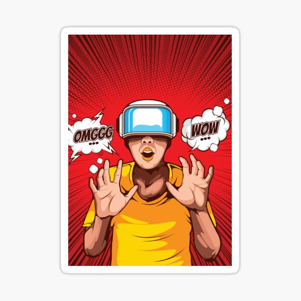 Item preview, Comic Art Virtual Reality Gamer designed and sold by Brendsy.