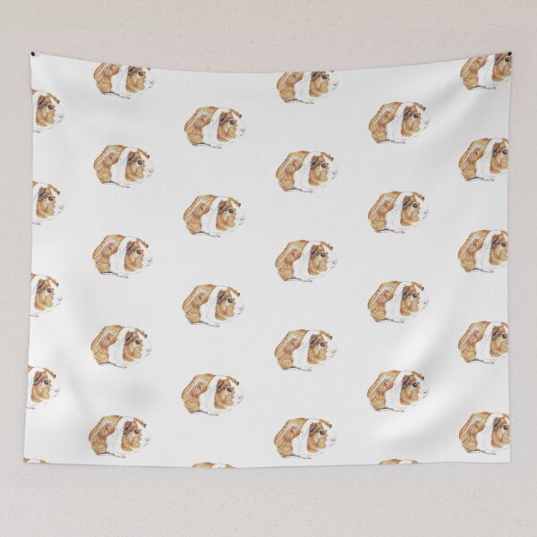 Item preview, Guinea Pig - Tan and White designed and sold by Amber Westwood.