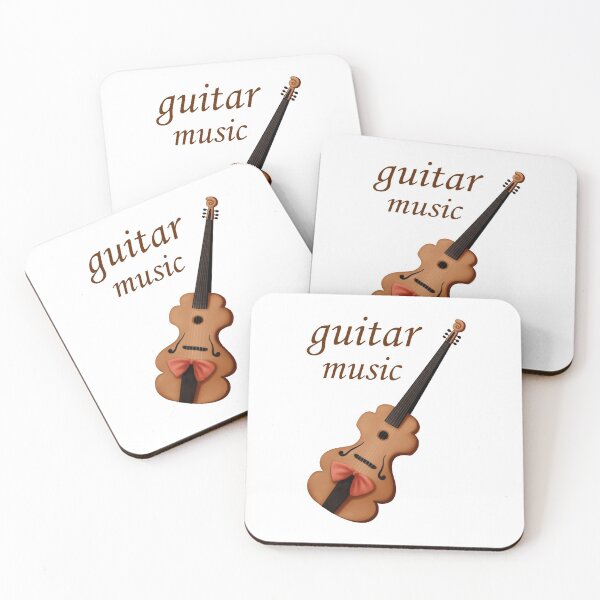 Item preview, guitar music is drawn lettering and vintage guitar with a bow designed and sold by nataliavavilina.