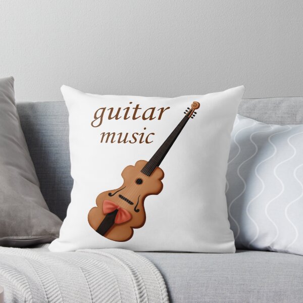 Item preview, guitar music is drawn lettering and vintage guitar with a bow designed and sold by nataliavavilina.