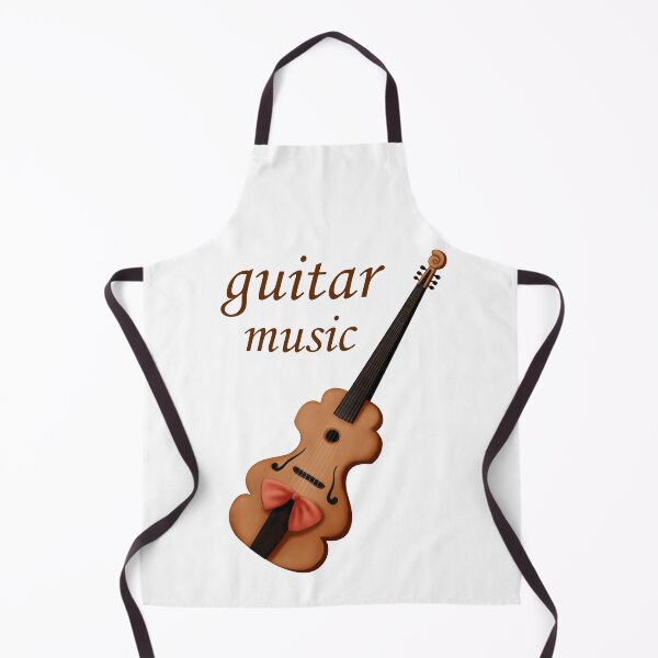 Item preview, guitar music is drawn lettering and vintage guitar with a bow designed and sold by nataliavavilina.
