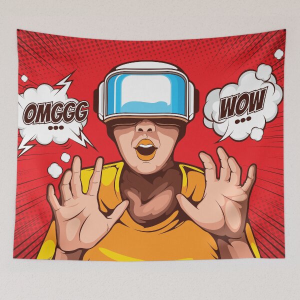 Item preview, Comic Art Virtual Reality Gamer designed and sold by Brendsy.
