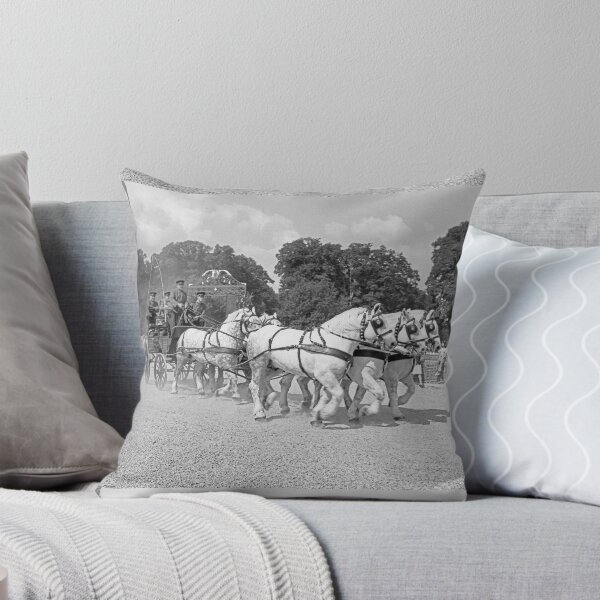 Item preview, r2731/ 14 Nostalgie " Le Haras du Pin " Finition 2021 "  Caléche et chevaux en action  (n&b)(t) Olavia-Olao Okaio Créations designed and sold by o.okaïo.