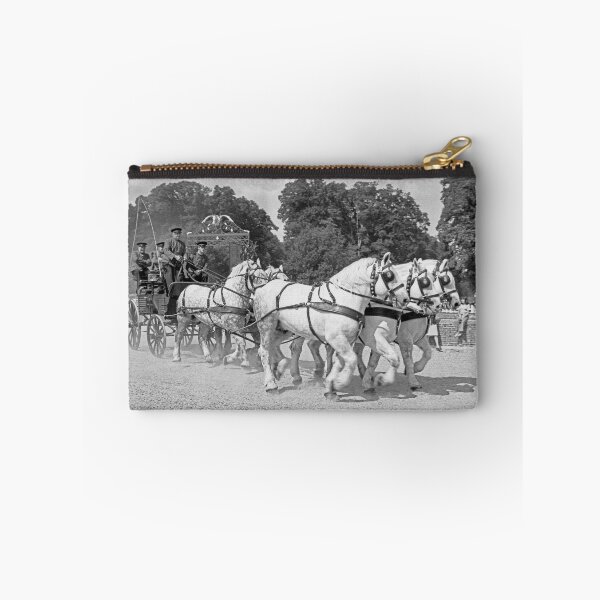 Item preview, r2731/ 14 Nostalgie " Le Haras du Pin " Finition 2021 "  Caléche et chevaux en action  (n&b)(t) Olavia-Olao Okaio Créations designed and sold by o.okaïo.