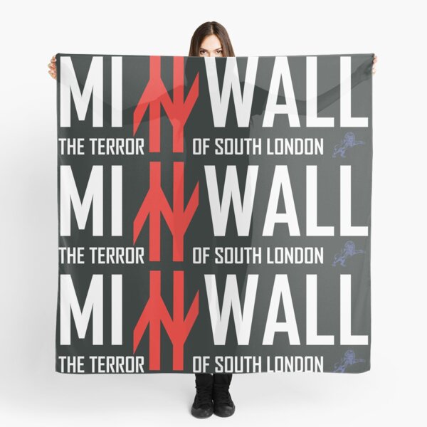 MILLWALL FOOTBALL SCARF PRIDE OF SOUTH LONDON