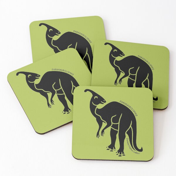Item preview, Parasaurolophus Dinosaur Silhouette with Name Artwork designed and sold by BOLD-Australia.