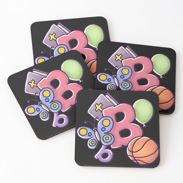 Item preview, B, Pink beautiful letter b designed and sold by Pelumii.