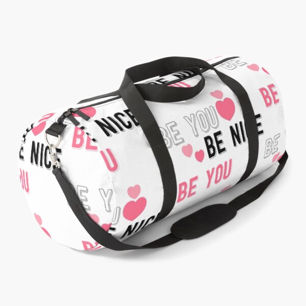 Item preview, Decorative pattern with hearts and text be you and be nice designed and sold by Victoria Riabov.