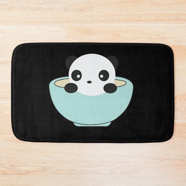 Item preview, Kawaii animal panda in the bowl Illustration designed and sold by bernd49.