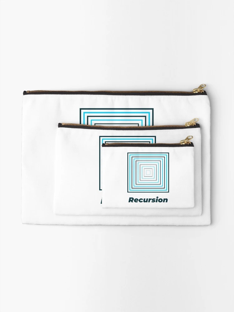 Thumbnail 2 of 4, Zipper Pouch, Recursion designed and sold by Mechashadow.