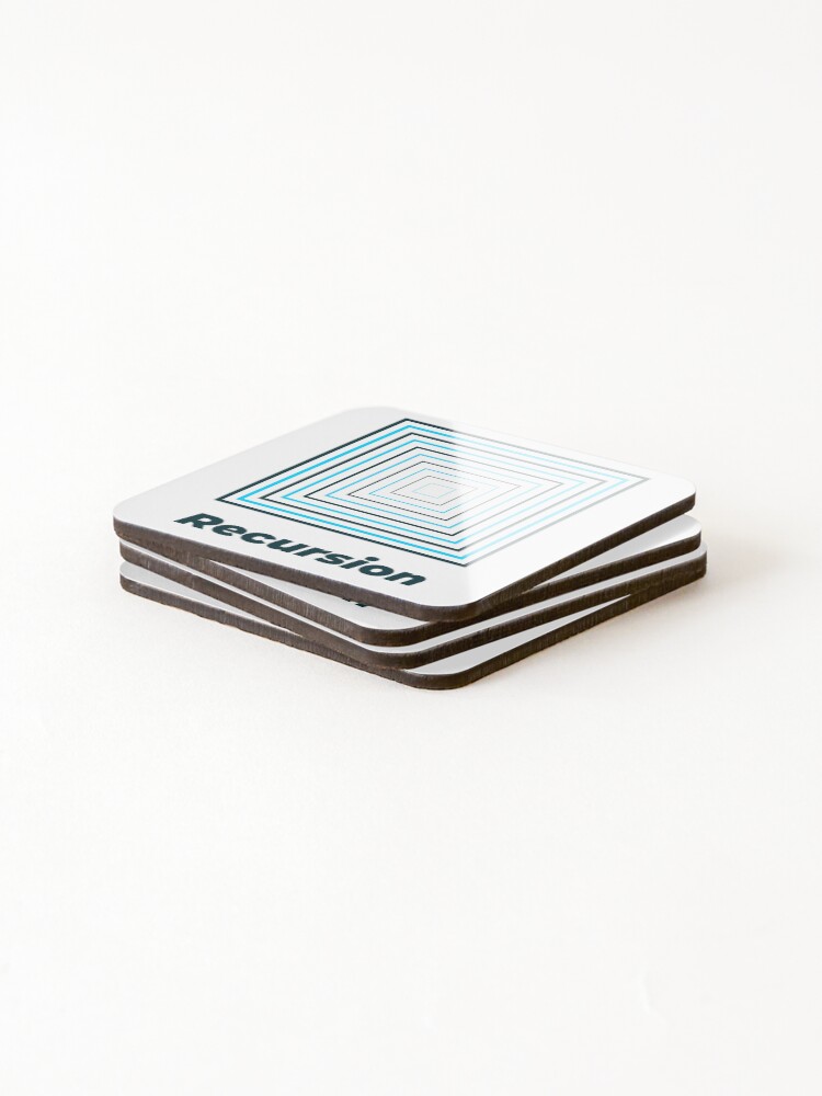 Thumbnail 4 of 5, Coasters (Set of 4), Recursion designed and sold by Mechashadow.