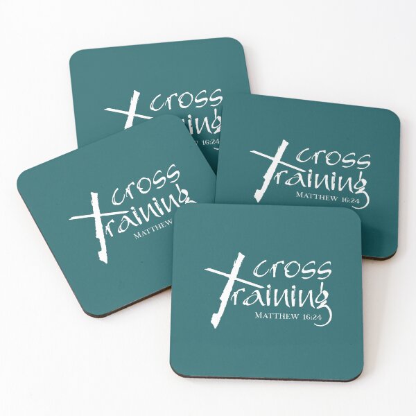 Item preview, Christian Design - Cross Training - Bible Verse- Matthew 16:24 designed and sold by simplydesignart.