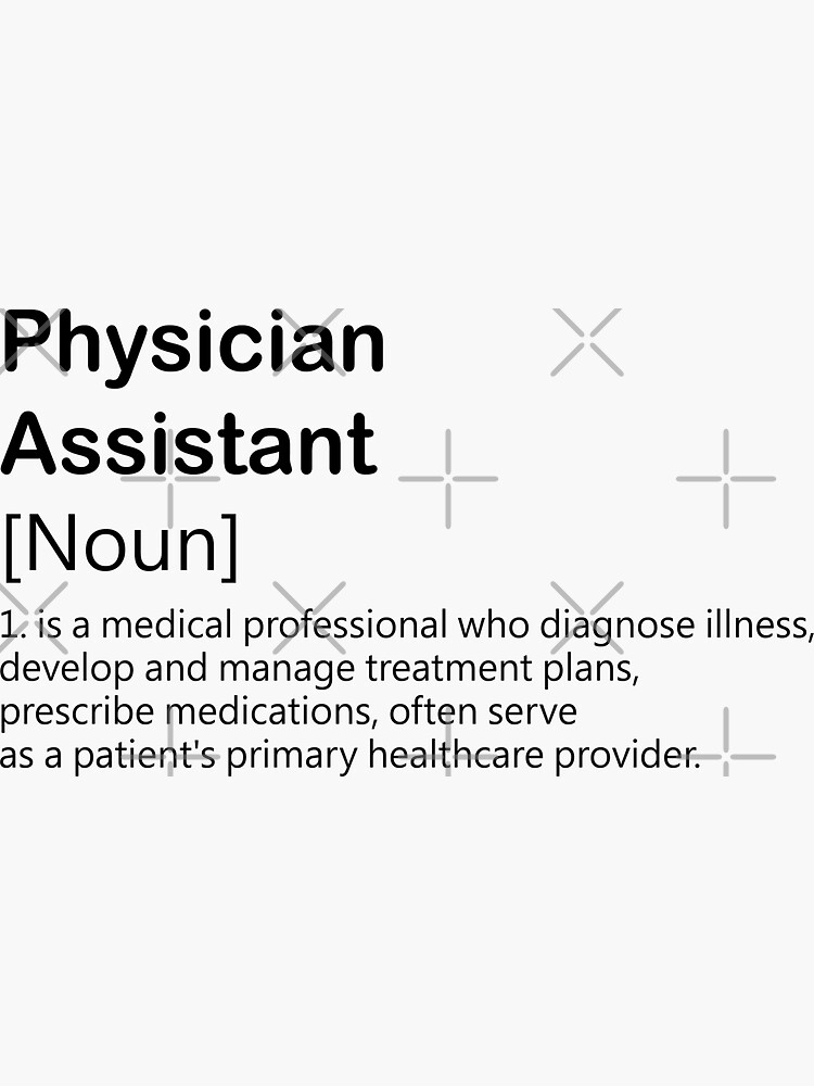 physician-assistant-definition-sticker-for-sale-by-sweetplanet