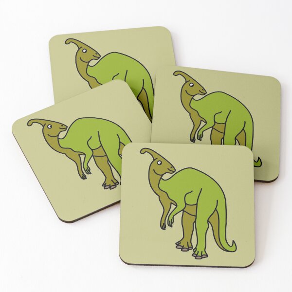 Item preview, Parasaurolophus Dinosaur Coloured with Name Artwork designed and sold by BOLD-Australia.