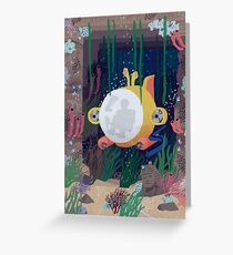 Submarine Greeting Card