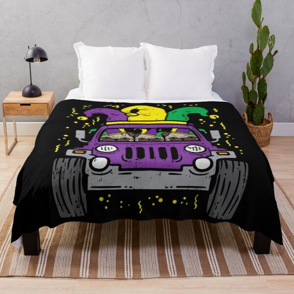 Item preview, Mardi Gras Monster Truck Jester Pug Carnival Dog Owner Boys designed and sold by koenhfu06.