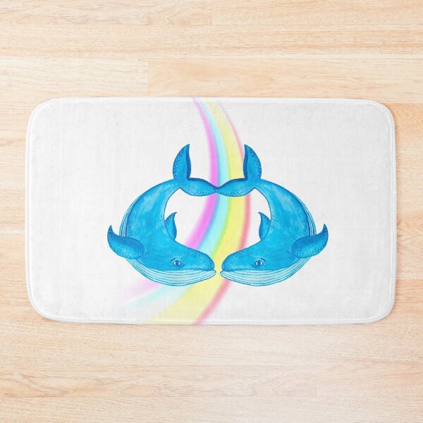 Item preview, Rainbow Whale designed and sold by Imakeyouhappy.