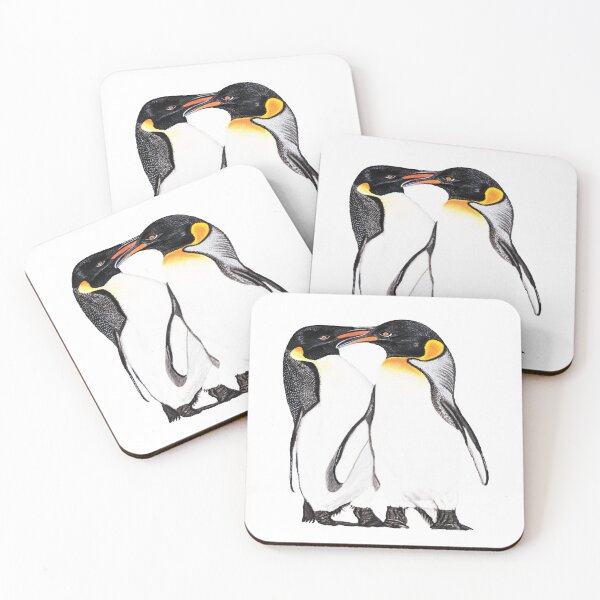 Item preview, Penguin couple designed and sold by IslesArt.