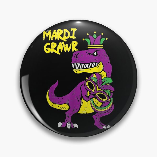 Artikelvorschau, Mardi Grawr Narr TRex Dinosaurier Dino Mardi Gras Jungen Geschenk entworfen und verkauft von sellexxf69.