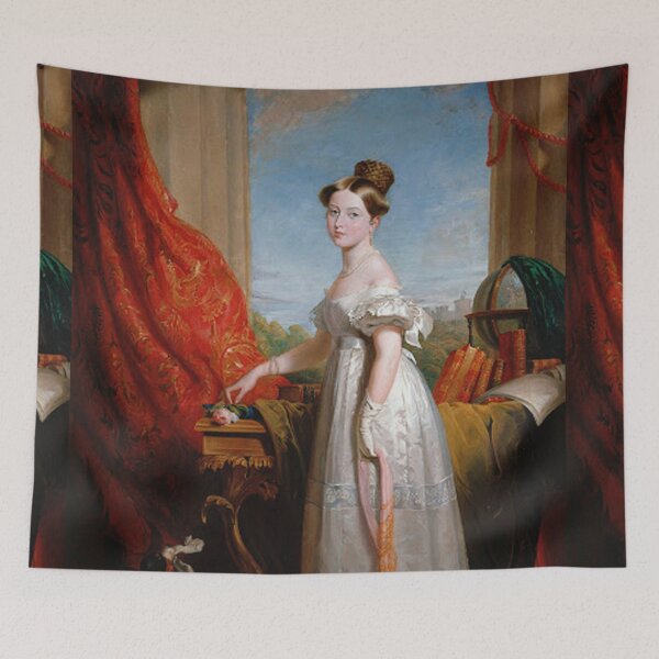 Item preview, Young  Queen Victoria portrait designed and sold by Vintage Designs +.